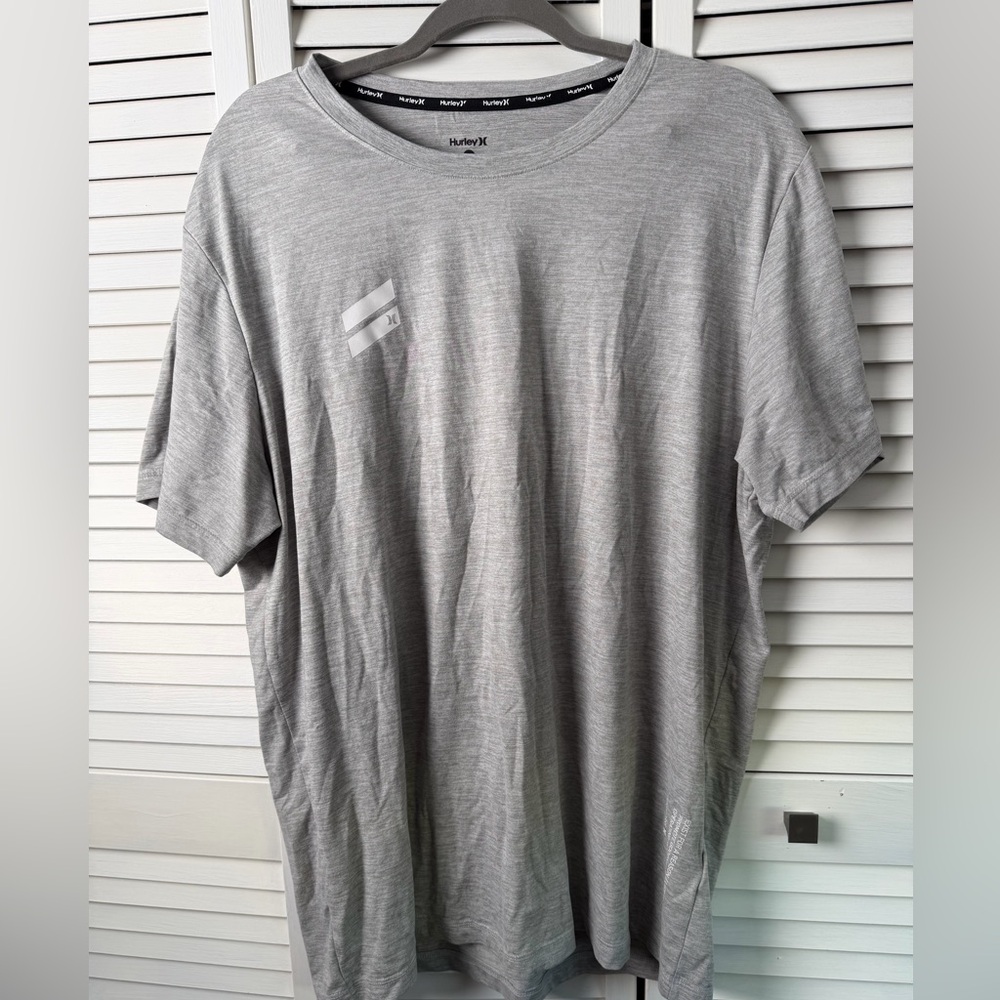 Hurley Light Gray Short Sleeve Tee